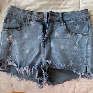 Star Jean shorts